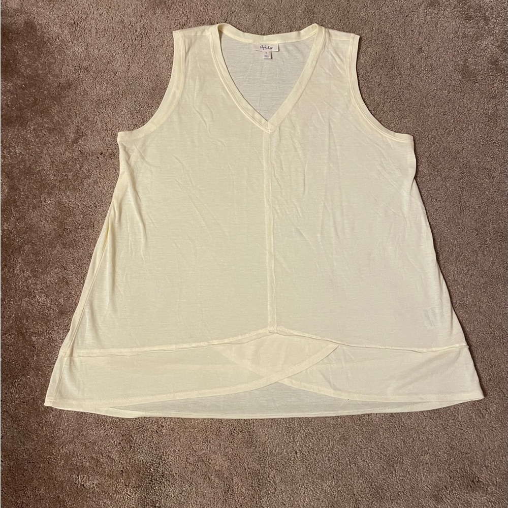 Yellow Tank Top sz XL by Style & Co